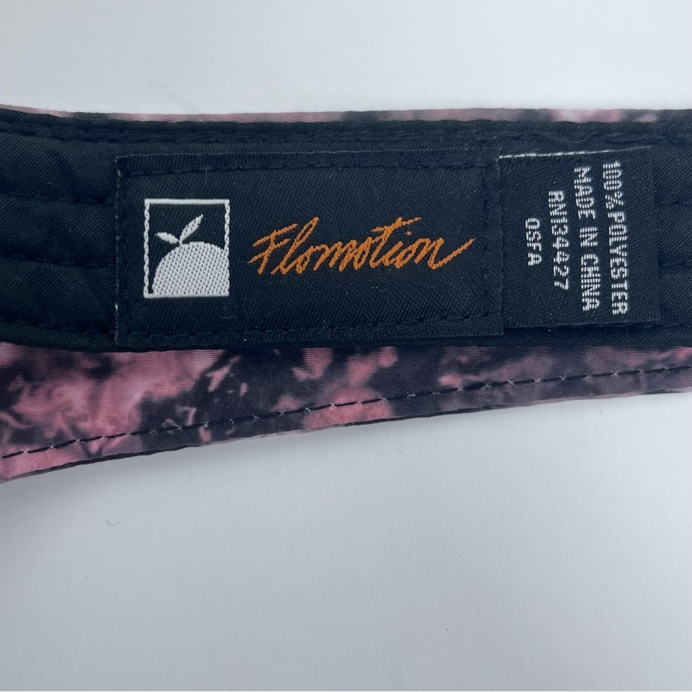 Flomotion Women's Adjustable Tie-Dye Print Golf Visor One Size; Activewear - Picture 8 of 8